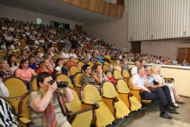 Людмила Ткаченко поздравила строителей с профессиональным праздником